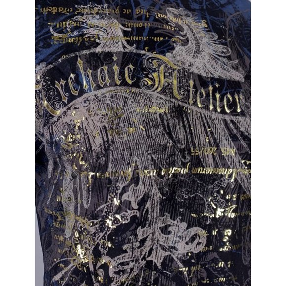 ARCHIAC BY AFFLICTION Men's T-Shirt S/S CASCO Bike - Picture 6 of 7
